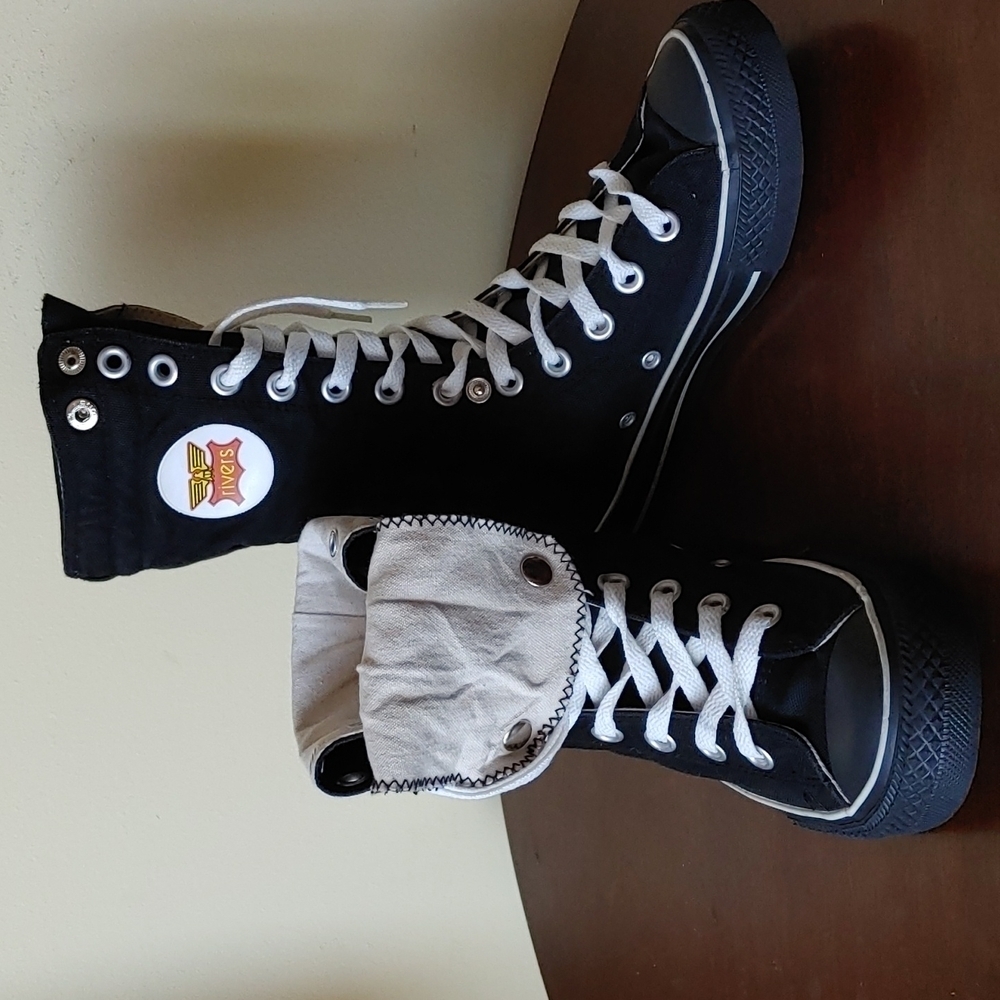 Rivers Women's Canvas boots‎ black size 6